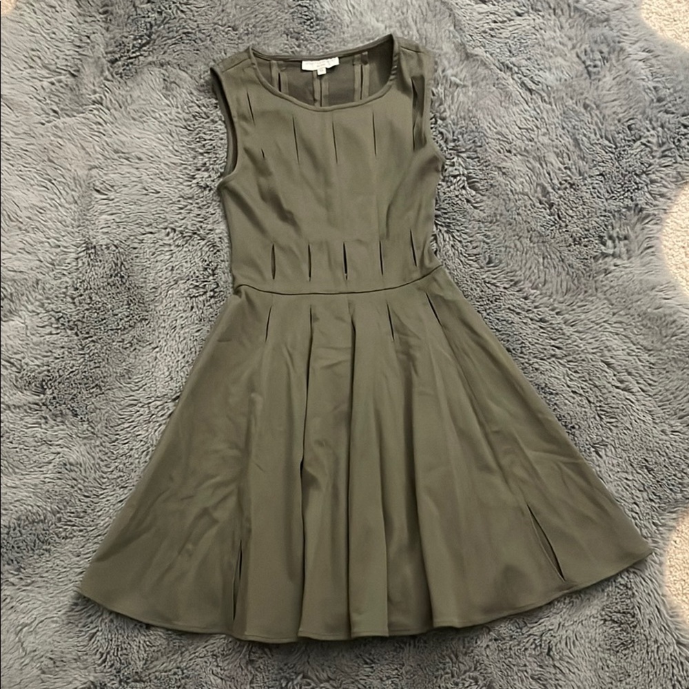 Opening Ceremony Olive Cutout Mini Dress